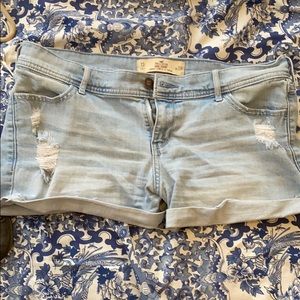 denim shorts